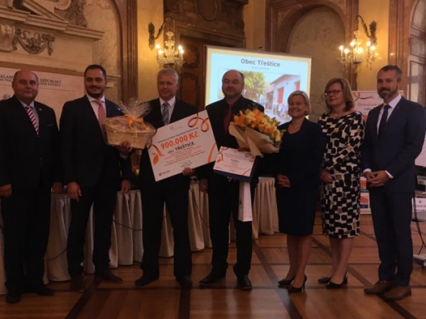 Oranžovou stuhu 2019 získala od Ministerstva zemědělství obec Třeštice z Kraje Vysočina